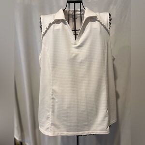 Chico's white Sleeveless Blouse
